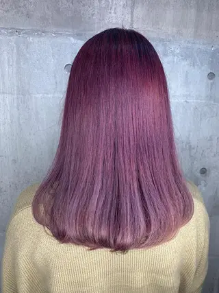 セミロング カラー 小関 茅里のマツエク・マツパデザイン