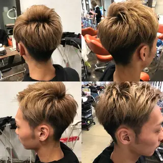 ショート カラー メンズ デザインカラー🌈 高木リョウのヘアスタイル