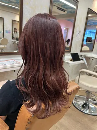 セミロング 髪質改善特化💫 韓国ヘアAyumuのヘアスタイル