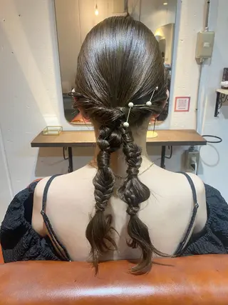 ロング ヘアアレンジ JIL BLAN所属・JIL BLAN NAOのヘアスタイル