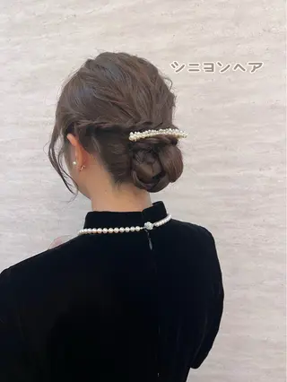 セミロング ヘアアレンジ "今"だけでない美髪 KOTOMIのヘアスタイル