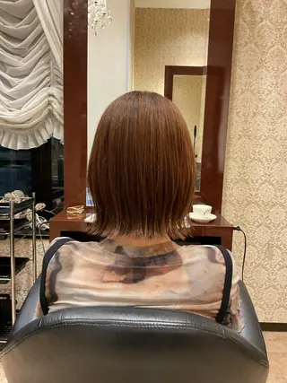 ミディアム 齋藤 若菜のヘアスタイル