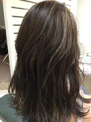 ミディアム カラー 岡崎/髪質改善/ ハイトーン/鈴木進のヘアスタイル