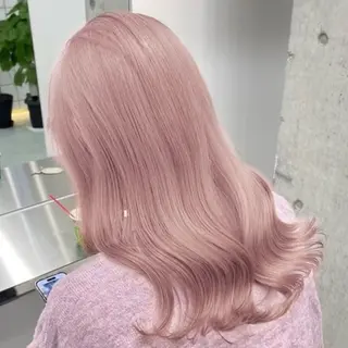 ロング カラー cinq PROJECT所属・ミルクティーベージュ 🐱【Ryo】のヘアスタイル