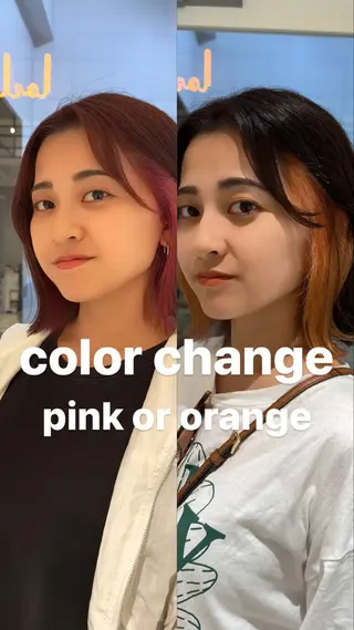 ミディアム カラー MAO SHIRATOのヘアスタイル