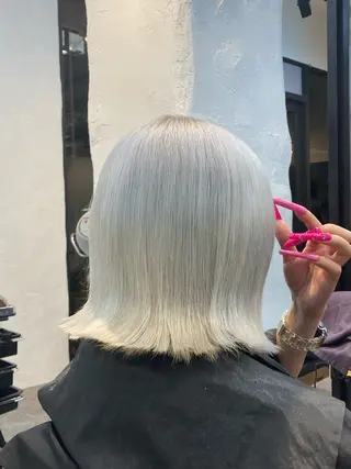 ショート カラー ✨最安値✨エクステ カラー🌼つきな🌼のヘアスタイル