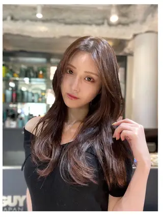 セミロング レイヤーカット/ 堀匠吾のヘアスタイル