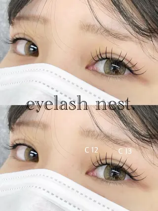 マツエク・マツパ intime内nest.所属・🤍nest. エリ🤍のマツエク・マツパデザイン