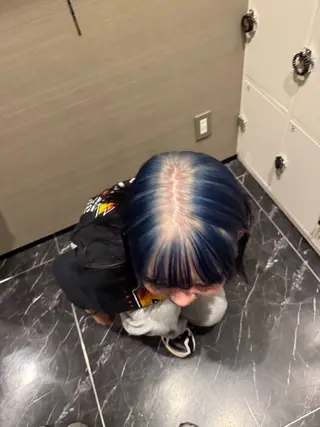 ロング 宮崎 龍一のヘアスタイル