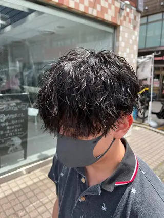 パーマ メンズ 髪質改善美容室bokuno町田店所属・メンズ＆髪質改善縮毛 矯正【平山🔥拓哉】のヘアスタイル