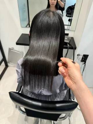セミロング ViVIE 　天神大名店所属・野口聖矢/縮毛矯正 髪質改善/ViVIEのヘアスタイル