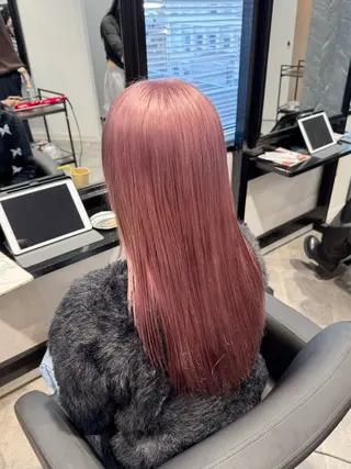 ミディアム カラー ai 梅田/暖色カラーのヘアスタイル