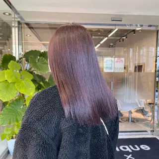 セミロング カラー 透明感カラー/ボブ / MARIE🍇のヘアスタイル