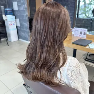 ロング カラー SHUN/ブリーチ/ カラー/臼井/佐倉のヘアスタイル