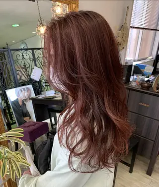 カラー ロング 極上髪質改善 宮内開星のヘアスタイル