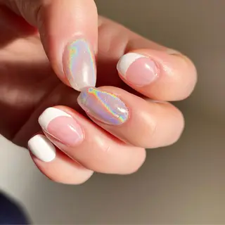 ミディアム ネイル RIONnail(リオンネイル)所属・RIONnail Yurikaのネイルデザイン