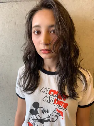 セミロング ♡ma ki♡のヘアスタイル