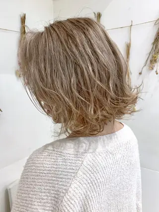 ショート カラー 学割 悟 韓国風艶髪縮毛矯正のヘアスタイル