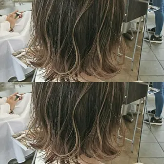 ショート Luisハイライト　 喜連瓜破、髪質改善のヘアスタイル