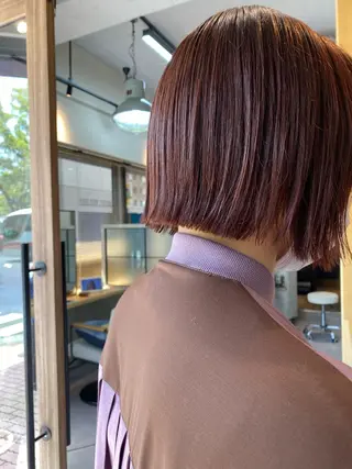 ショート カラー ハイトーン/ボブ/ レイヤー💫カイセイのヘアスタイル