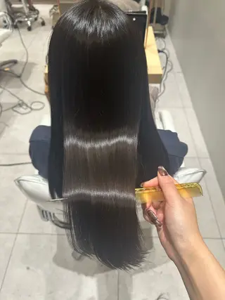 ロング 信太 佑茄のヘアスタイル