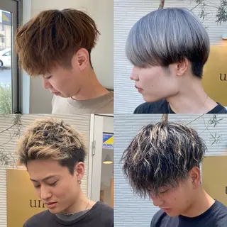 ショート カラー メンズ FUMA フウマのヘアスタイル