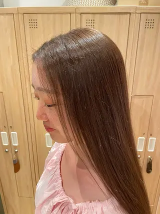 ロング うる艶カラー/美髪 トリートメント/めいのヘアスタイル