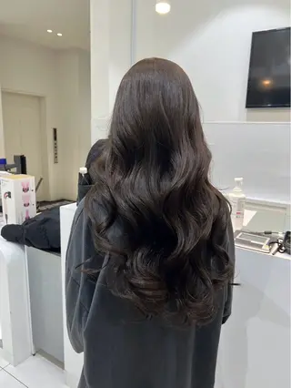 ロング カラー リコ🪐ワンカラー モデル募集のヘアスタイル