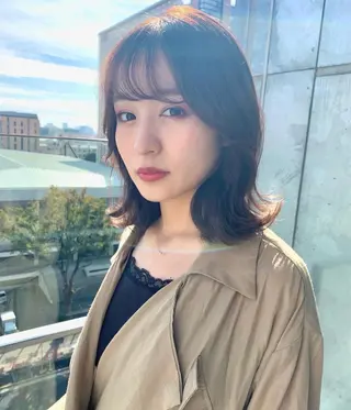 ミディアム カラー ヘアアレンジ SENJYU所属・貴方以上に貴方の髪を 想う🌕野口昴夢のヘアスタイル