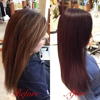 ロング カラー 新宿/髪質改善/ 美髪矯正✨浅江通友のヘアスタイル