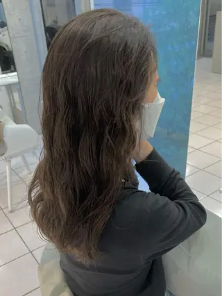セミロング パーマ 🎀ハイトーン/レイ ヤー/Reina🎀のヘアスタイル