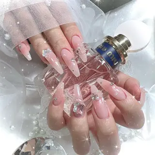 ネイル Marin🩵 Hinari🧸🎀のネイルデザイン
