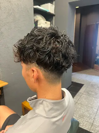 ショート パーマ メンズ gracias所属・GRACIAS 本店 店長 植田のヘアスタイル