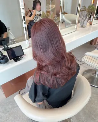 セミロング カラー RAFTOKYO 渋谷所属・RAFTOKYO 小林  梓のヘアスタイル