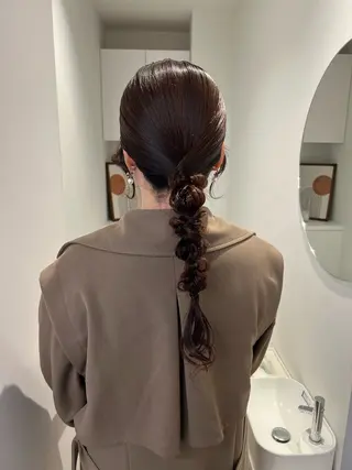 ヘアアレンジ アレンジ/ブラウン カラー HARU🕯のその他イメージ