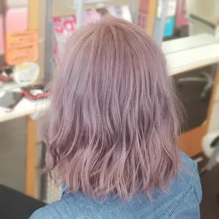 ミディアム 植田 /エクステ /ブリーチ/髪質改善のヘアスタイル