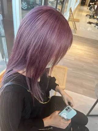 セミロング EARTH長岡 🌼渡辺まい🌼のヘアスタイル