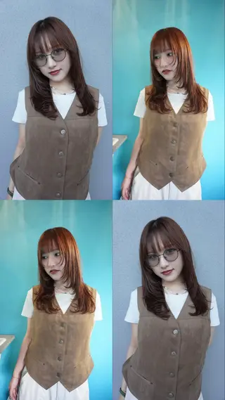 セミロング jonsi所属・KIZUKI KIRARAのヘアスタイル