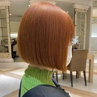 ショート 艶カラー/ボブ /似合わせ/田口愛那のヘアスタイル