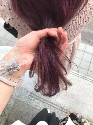 ロング benji所属・名駅/ブリーチカラー /レイヤー/髪質改善のヘアスタイル