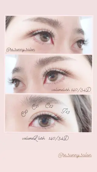 マツエク・マツパ SESUNNY セサ二ー SAYAのマツエク・マツパデザイン