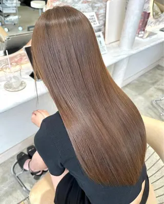 ロング 小木曽 里奈のヘアスタイル