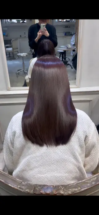 ロング 透明感カラー💙 髪質改善✨タイガ✨のヘアスタイル