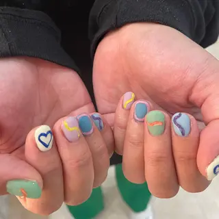 ネイル ゆびノさき茨木店 ニュアンス/アートのネイルデザイン