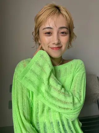 カラー MINX The pass所属・透明感ケアカラー/ レイヤー/ryokaのヘアスタイル