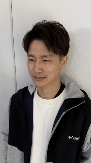 ショート メンズ 大江 聖のヘアスタイル