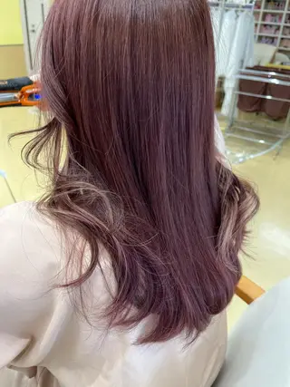 カラー 🪞透けヘア髪質改善 艶ベージュ/nagiのヘアスタイル