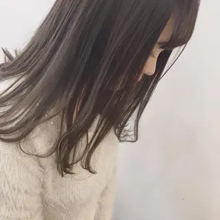 セミロング カラー beauty   beast 西新店のヘアスタイル