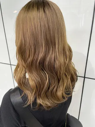 ロング ニュアンスネイル/ ボブ/まちゃこのヘアスタイル