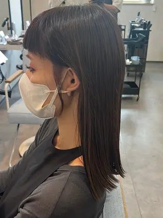 ロング 堀井 政輝のヘアスタイル